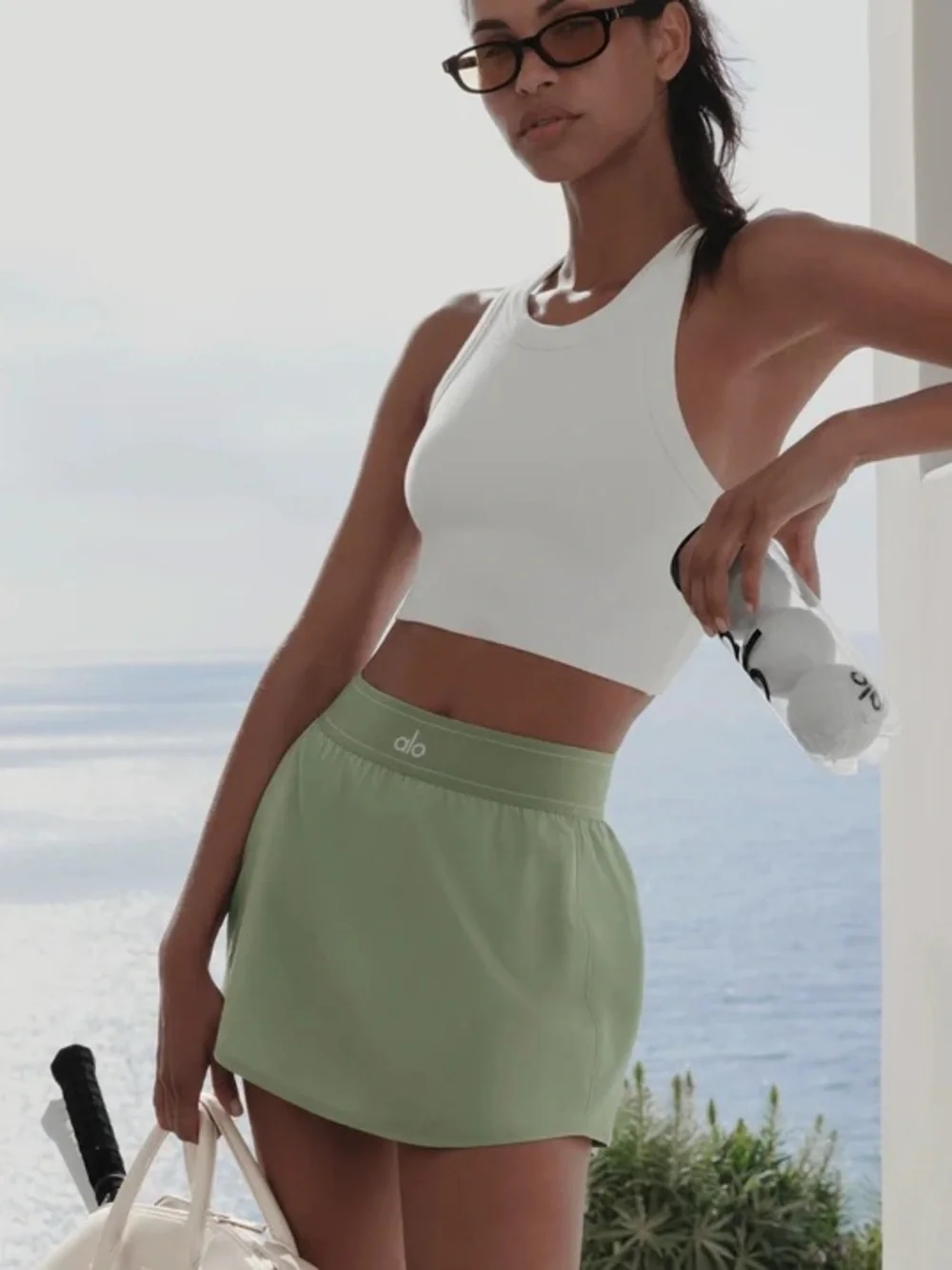 🌱ALO🌱 DUNE GRASS Match Point Skirt
